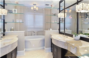 Taj Mahal Bath Tops,Taj Mahal White Quartzite,White,Polished,Brazil,Bath Tops, Vanity Tops