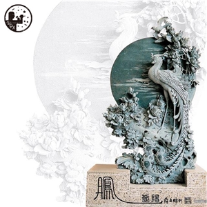 China G682 Yellow Granite Phoenix Sculpture, Phoenix Statue, Blue Limestone Sculptures Garden Landscaping Western Landscape & Handcarved Sculptures with Best Price and High Quality