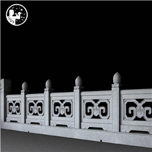G612 Granite,Balustrade Railing Baluster Sculpture,Chinese Retro Style Statue,Landscape Garden Architecture