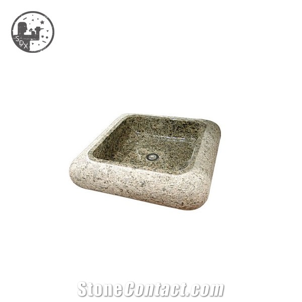 Granite/Marble,Round Oval Square Scalene Triangle Basins, Vessel Sinks,White Green Yellow Multicolor Granite Wash Bath Sinks