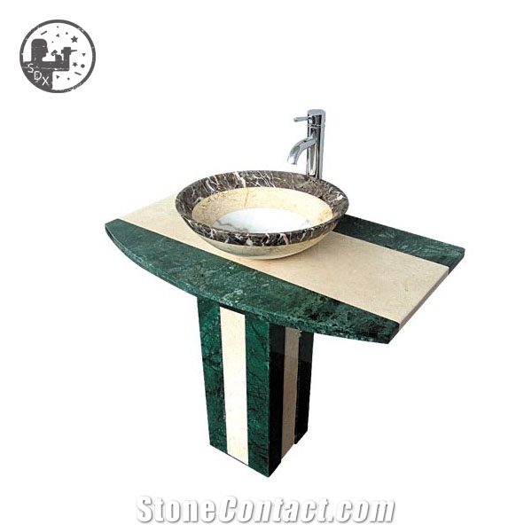 Granite/Marble,Round Oval Square Scalene Triangle Basins, Vessel Sinks,White Green Yellow Multicolor Granite Wash Bath Sinks