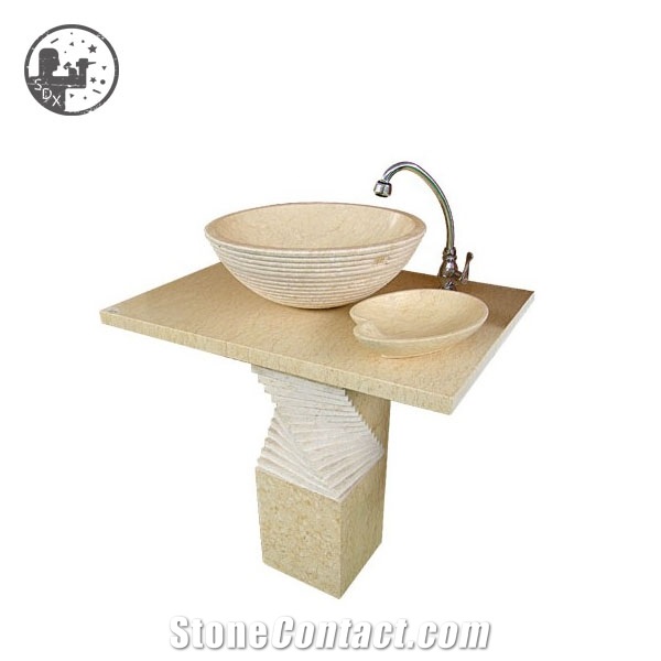 Granite/Marble,Round Oval Square Scalene Triangle Basins, Vessel Sinks,White Green Yellow Multicolor Granite Wash Bath Sinks