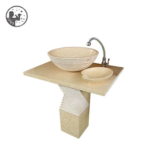 Granite/Marble,Round Oval Square Scalene Triangle Basins, Vessel Sinks,White Green Yellow Multicolor Granite Wash Bath Sinks