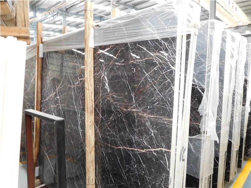 China Golden Tulip Polished Marble Tiles & Slabs, Use for Floor, Wall and Pool Covering, Polished, Honed,Swan Cut