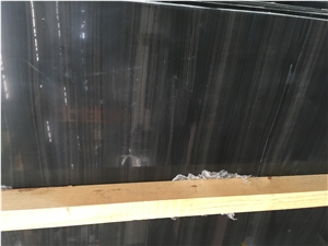 China Royal Golden Flower, Royal Garapa Marble Slabs & Tiles, China Black Wooden Vein Marble Tile