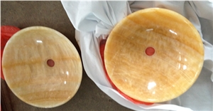 Crystal Yellow Marble, Resin Yellow Marble, Bathroom Sinks, Wash Basins, Round Sinks, Round Basins,Polished, Honed Crystal Yellow Marble, Resin Yellow Marble, Bathroom Sinks, Wash Basins, Round Sinks, Round Basins,Polished, Honed