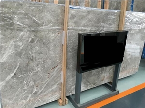 Dora Ash Cloud Grey Marble, Dora Ash Cloud Marble, Silver Marten, Ice Silver Spider, Dora Cloud Grey, Grey Cloud Marble, Silver Grey,Slabs, Tiles, Polished, Cut-To-Size, Bookmatch, Sand Sawn
