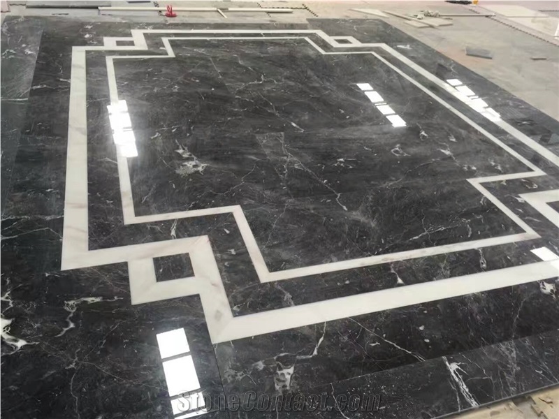 New Star Grey Marble,Grey and White Marble, Star Ocean Marble, Slabs, Tiles, Countertops, Patterns, for Interior and Exterior Decoration, Wall,Floor, Polished, Swan Cut