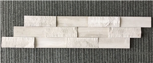 Perlino Bianco Marble, Wood White Marble, Culture Stone, Wall Cladding, Ledge Stone, Feature Wall, Corner Stone, Stone Wall Decor, Natural Slipt, Polished, Honed