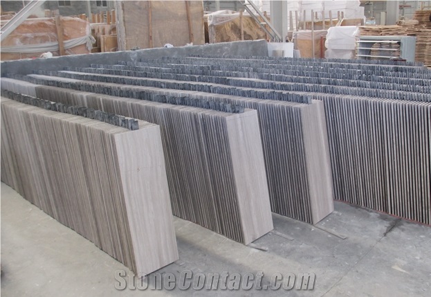 Perlino Bianco Marble, Wood White Marble, Thin Tiles, Suit for Wall Covering Tiles,Floor Covering, Polished, Honed, Cut-To-Size