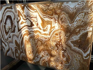 Tiger Onyx, Yellow Onyx, Organe Onyx, Slabs, Tiles, Floor Covering Tiles, Wall Covering Tiles, Polished, Honed, Cut-To-Size
