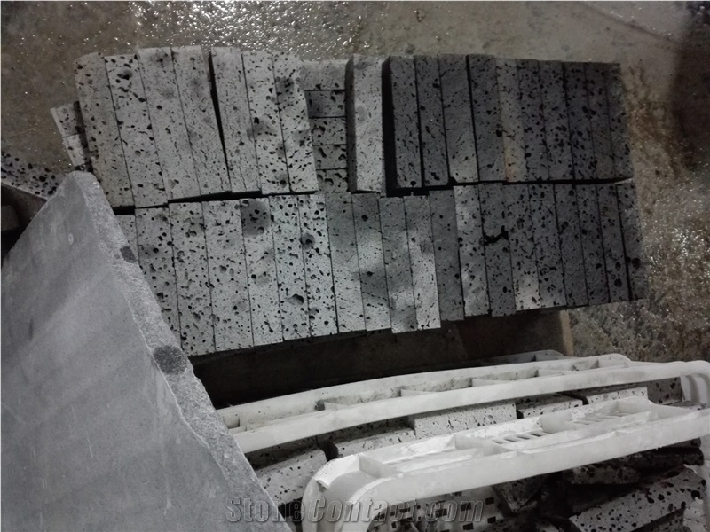 China Lava,Basalt Split Face Z Shape Ledge Stone ,Stone Veneer Panel ,Wall Cladding , Stone Wall Decor , Exposed Wall Stone