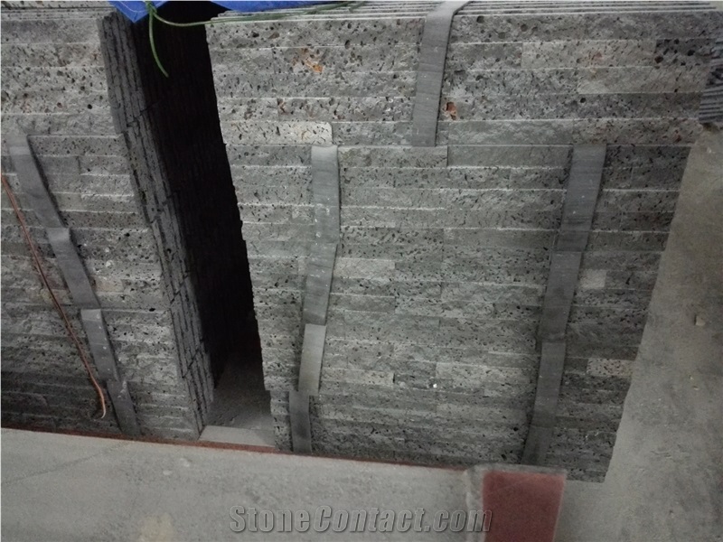 China Lava,Basalt Split Face Z Shape Ledge Stone ,Stone Veneer Panel ,Wall Cladding , Stone Wall Decor , Exposed Wall Stone