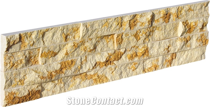 Sunny Beige ,Beige Marble,Gold Marble Splitted Culture Stone,Ledge Stone ,Wall Cladding Panel,Stacked Stone Veneer( Corner Stone ,Brick Stacked Stone),Exposed Wall Stone