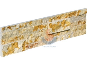 Sunny Beige Marble ,Beige Marble,Gold Marble Splitted Ledge Stone Panel , Culture Stone ,Stone Veneer ,Wall Cladding, Stone Wall Decor ,Exposed Wall Stone