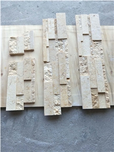 Sunny Beige Marble ,Egypt Beige Marble Split & Acid Washing Culture Stone,Ledge Stone ,Wall Cladding Panel,Stacked Stone Veneer( Corner Stone ,Brick Stacked Stone),Exposed Wall Stone