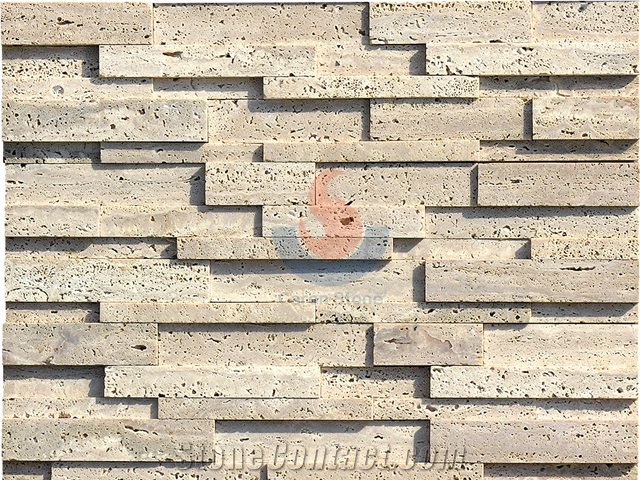 Travertine,Italy Roma Travertine Machine Cutting Face Ledge Stone Panel, Culture Stone,Stone Veneer, Wall Cladding, Stone Wall Decor, Exposed Wall Stone