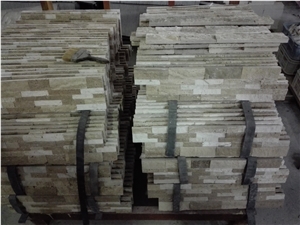 Travertine,Italy Roma Travertine Machine Cutting Face Ledge Stone Panel, Culture Stone,Stone Veneer, Wall Cladding, Stone Wall Decor, Exposed Wall Stone