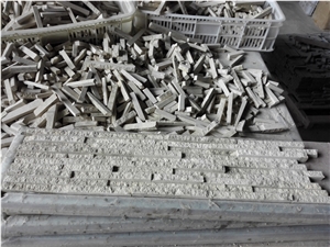 White Limestone ,Limra/Lymra White Limestone Splitted Culture Stone,Ledge Stone ,Wall Cladding Panel,Stacked Stone Veneer( Corner Stone ,Brick Stacked Stone),Exposed Wall Stone