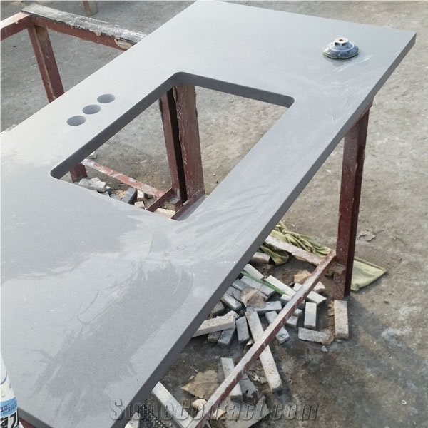 Black Galaxy Quartz Countertop