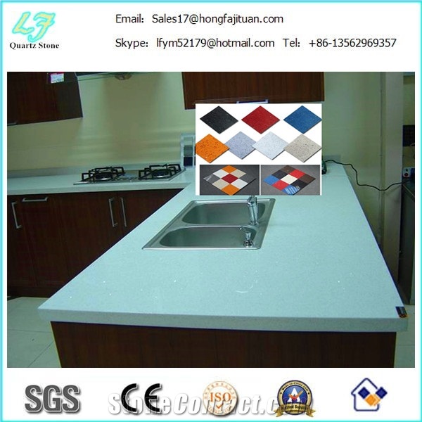 Fest Delivery Decorative Quartz Stone Counter Tops Wholesale
