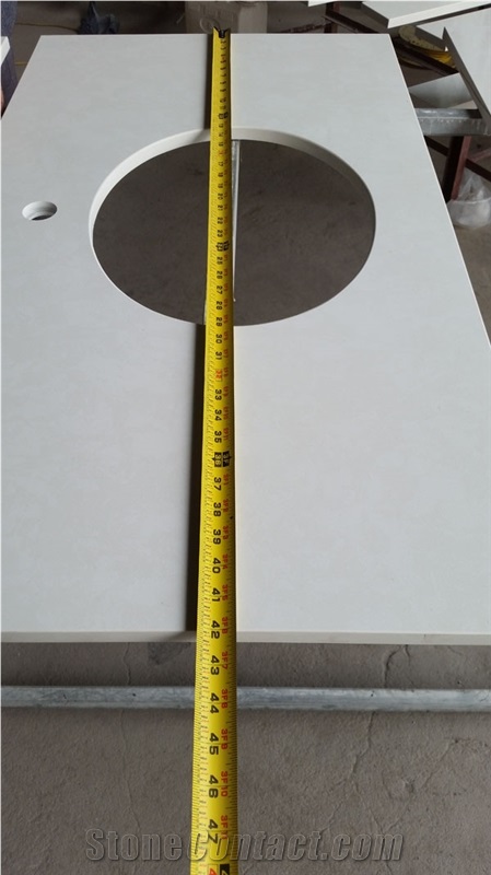 Pre Cut Quartz Countertops Bathroom Vanity Tops