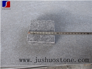 G684 China Black Basalt Black Galaxy Black Pearl Fuding Black Cleft Natural Split Cube Paver