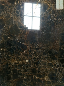 Golden Black Marble Blocks, Black and Gold Marble, Marshal Marble