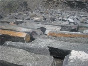 Block Stock G684 Fuding Black,Basalt Black Garden Rocks Decoration,China Black Lava Stone Good Quality,China Nero Basalto