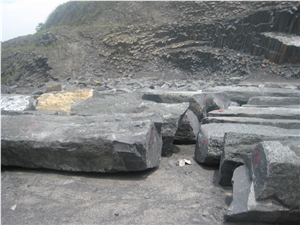 Block Stock G684 Fuding Black,Basalt Black Garden Rocks Decoration,China Black Lava Stone Good Quality,China Nero Basalto