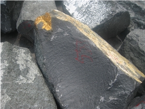 Block Stock G684 Fuding Black,Basalt Black Garden Rocks Decoration,China Black Lava Stone Good Quality,China Nero Basalto
