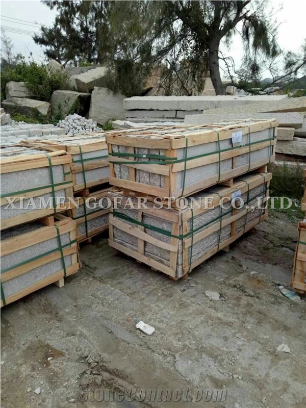 Factory Price Cobble G682 Brick Road Pavers,Padang Giallo Rust Granite Cube Stone & Brick Pavers Golden Garnet,Driveway Paving Sets,Landscaping Stone
