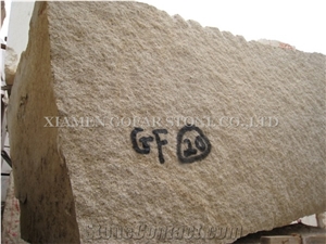 Factory Price Cobble G682 Brick Road Pavers,Padang Giallo Rust Granite Cube Stone & Brick Pavers Golden Garnet,Driveway Paving Sets,Landscaping Stone