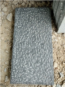G654 Dark Grey Granite Chiseled Face Cube Stone Pavers, China Impala Black Granite Cube Stone & Pavers,Sesame Grey Granite Road Walkway Paving Sets,Surface Customzied