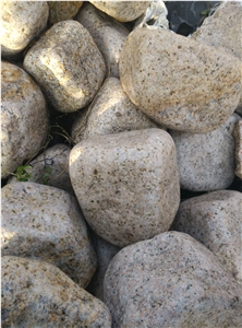 Yellow Pebble & G682 Pebble River Stone,G682 Pebble Stone for Square Walkway Stepping,Crushed Stone Pavers for Exterior Project