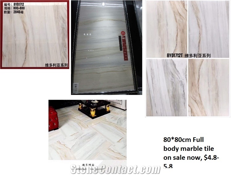 Good Decoration Full Body Marble Stone Natural Tile