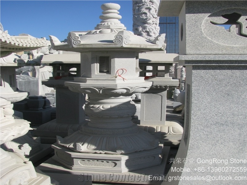 White Granite Lanterns