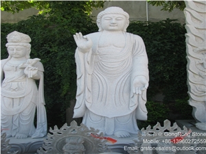 White Granite Religious Statues