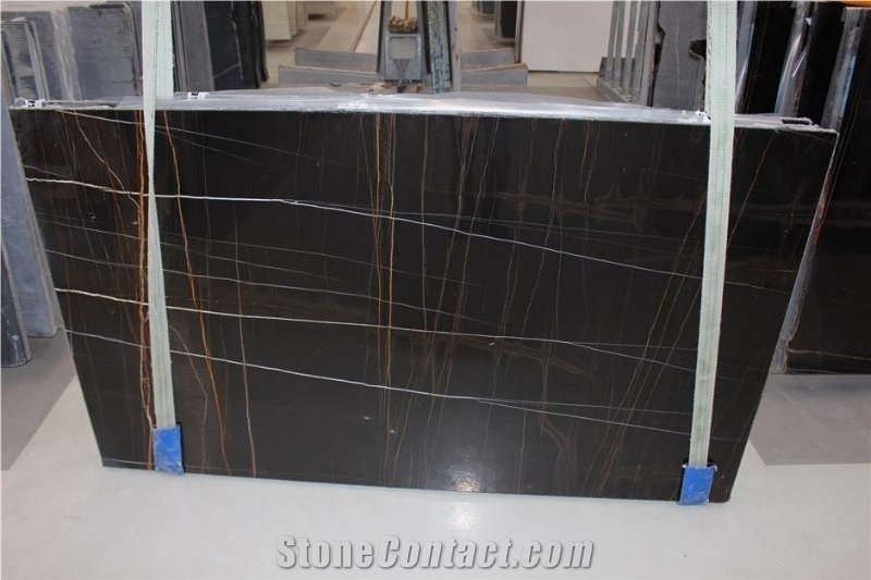 Nero Tunisi Marble Polished Slabs