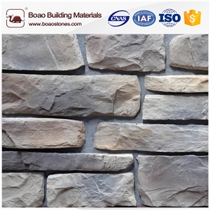Artificial Concrete Cement Stone Rock Face Wall Panel for Sale