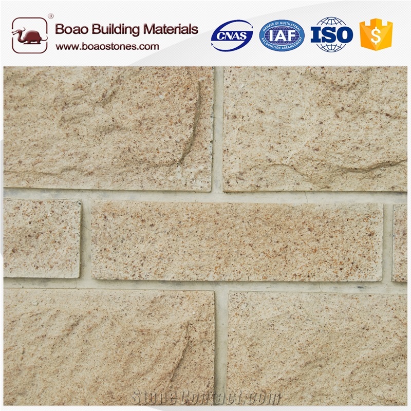 Artificial Decorative Pattern Wall Mushroomed Stone Wall Cladding