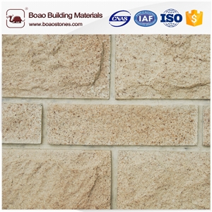 Artificial Decorative Pattern Wall Mushroomed Stone Wall Cladding