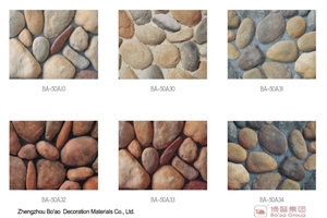 Pebble Stones Small Cobble River Rock Stones Wall Cladding