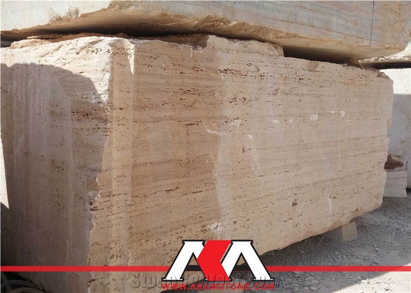 Cream Travertine Blocks