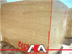 Cream Travertine Blocks