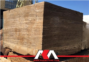 Titanium Silver Travertine Blocks