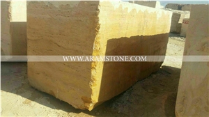 Yellow Travertine Blocks