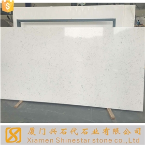 White Artificial Quartz Countertop, Vanity Top