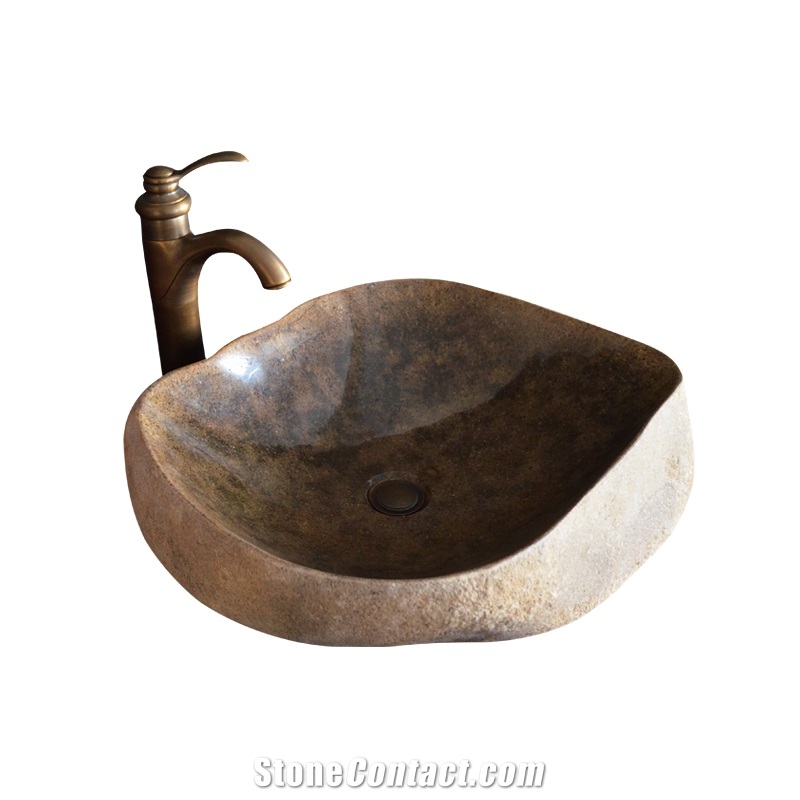 Antique Stone Basin,Irregular Sink,Natural Stone Basin, Kitchen Sinks, Bathroom Sinks, Wash Bowls,China Hand Made Bathroom Washing Basin,Counter Top and Vanity Top Sink, Own Factory with Ce