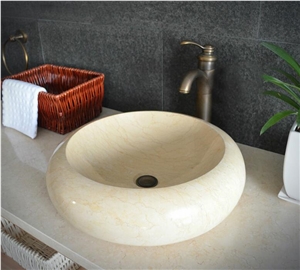 Botticino Classico Beige Marble Round Basin,Natural Stone Basin, Kitchen Sinks, Bathroom Sinks, Wash Bowls,China Hand Made Bathroom Washing Basin,Counter Top and Vanity Top Sink, Own Factory with Ce Botticino Classico Beige Marble Round Basin,Natural Stone Basin, Kitchen Sinks, Bathroom Sinks, Wash Bowls,China Hand Made Bathroom Washing Basin,Counter Top and Vanity Top Sink, Own Factory with Ce
